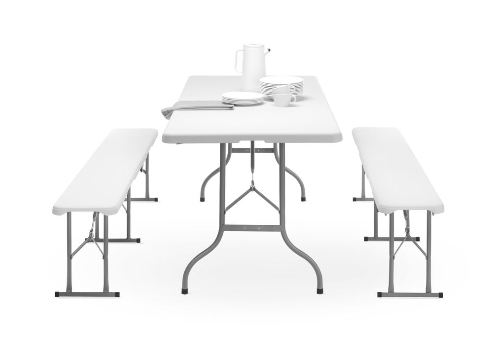 Sklopivi sto za bife, AmerBox, max. nosivost 150 kg, 1830x750x(H)740mm