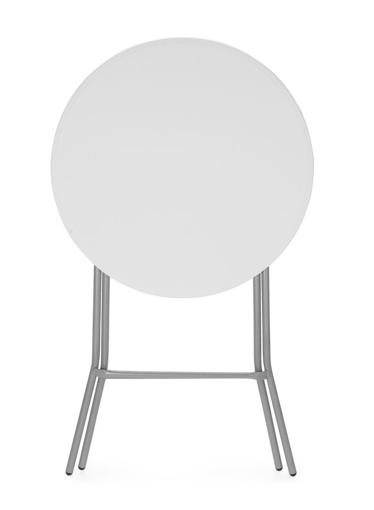 Barski sto, AmerBox, max. nosivost 80 kg, Bela, ⌀800x(H)1100mm