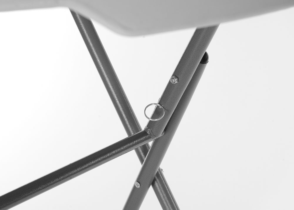 Barski sto, AmerBox, max. nosivost 80 kg, Bela, ⌀800x(H)1100mm