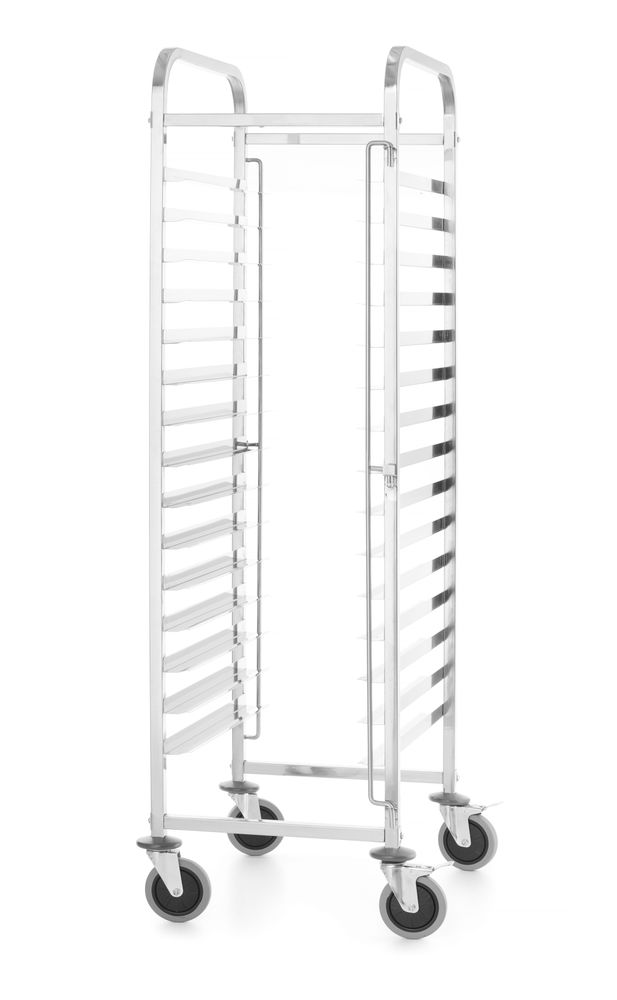 Kolica za čišćenje 15 x 600 x 400 mm, HENDI, Kitchen Line, Srebrna, 470x620x(H)1735mm