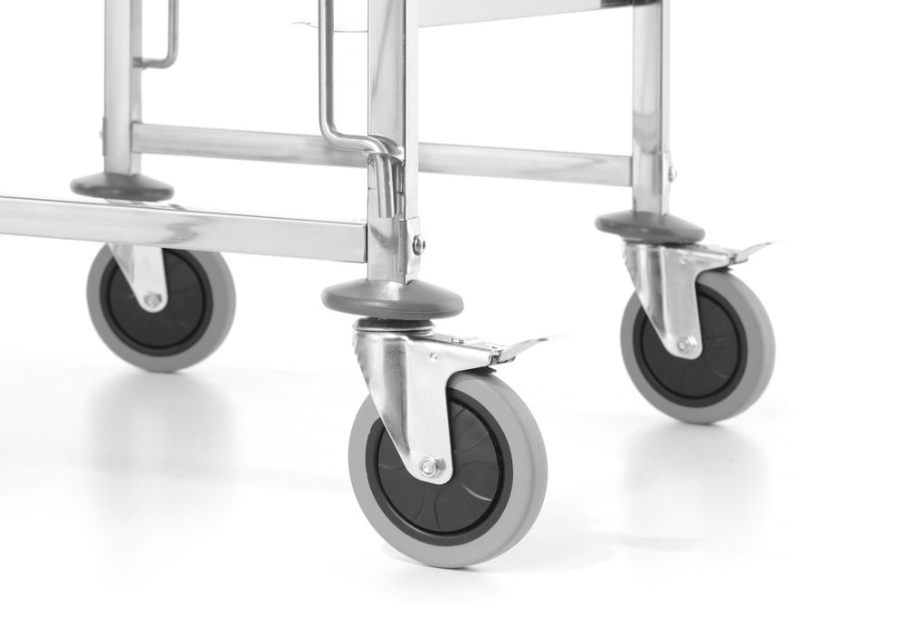 Kolica za čišćenje 15 x 600 x 400 mm, HENDI, Kitchen Line, Srebrna, 470x620x(H)1735mm