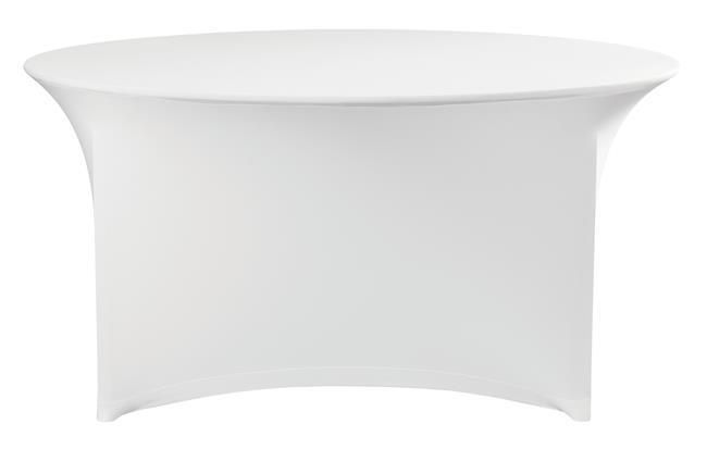 Okrugli prekrivač za sto, HENDI, Symposium, 810941, Bela, ⌀1800x(H)760mm