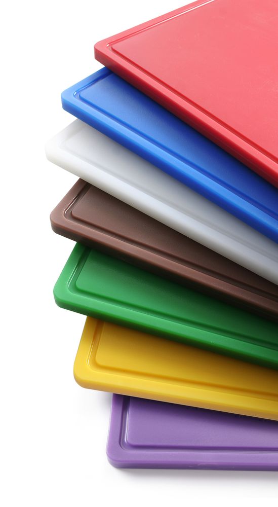 Daska za sečenje HACCP Gastronorm 1/1, HENDI, GN 1/1, Crna, 530x325mm