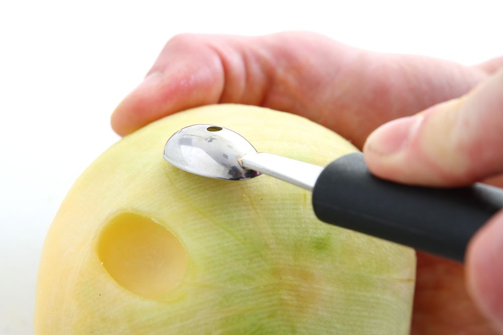 Kašičica za izdubljivanje dinje, HENDI, Crna, (L)160mm