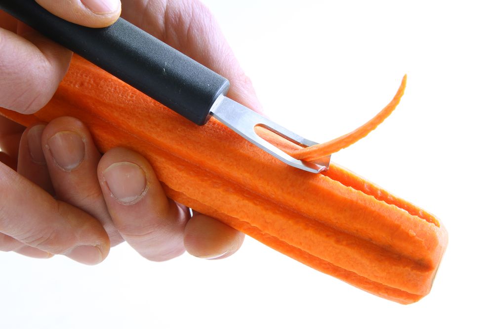 Nož za pravljenje dekoracija od kore, HENDI, Crna, (L)155mm