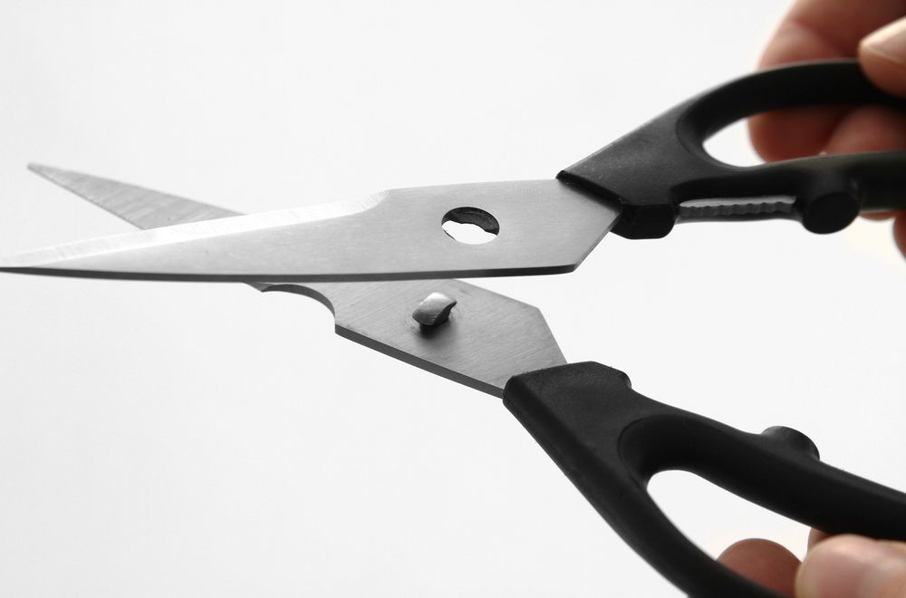 Kuhinjske makaze, HENDI, Crna, (L)200mm