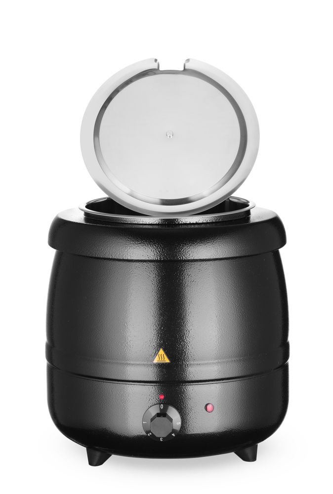 Kotlić za supu, HENDI, Kitchen Line, 8L, Crna, 230V/400W, ⌀330x(H)363mm