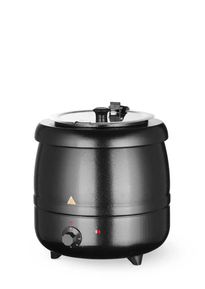Kotlić za supu, HENDI, Kitchen Line, 8L, Crna, 230V/400W, ⌀330x(H)363mm