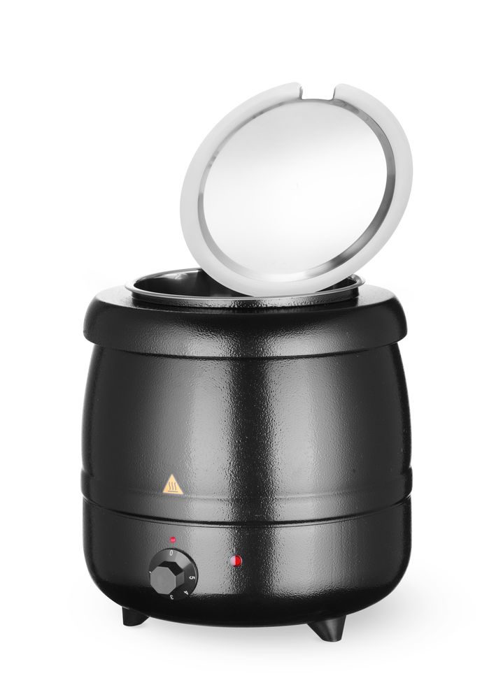 Kotlić za supu, HENDI, Kitchen Line, 8L, Crna, 230V/400W, ⌀330x(H)363mm