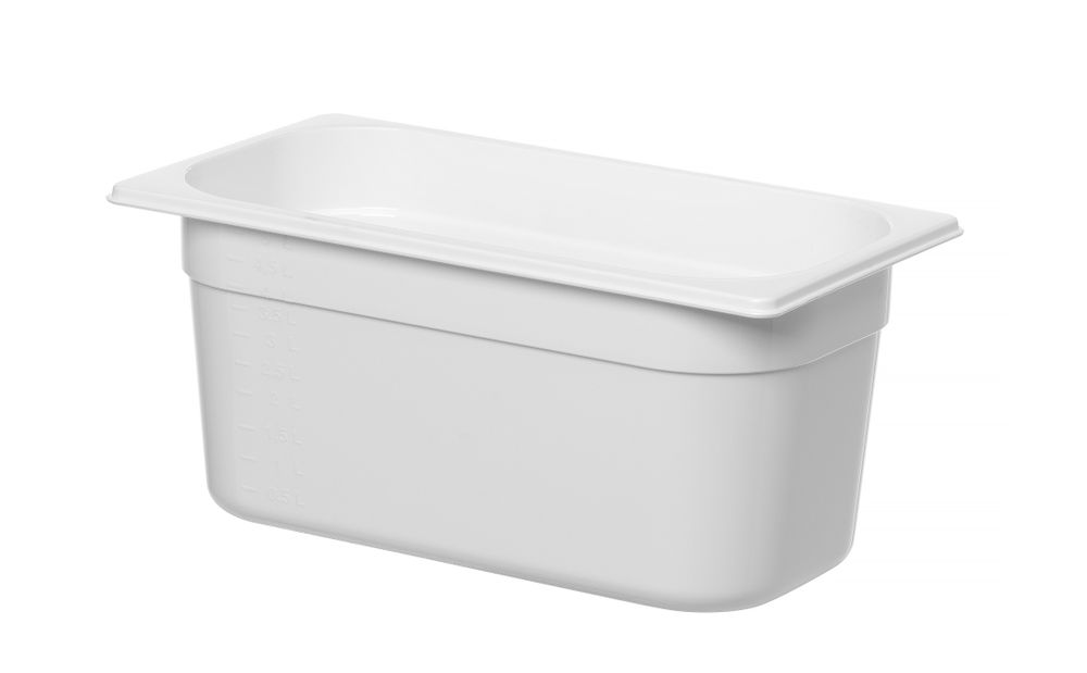 Gastronorm spremnik 1/3, HENDI, GN 1/3, 5,7L, Bela, 325x176x(H)150mm