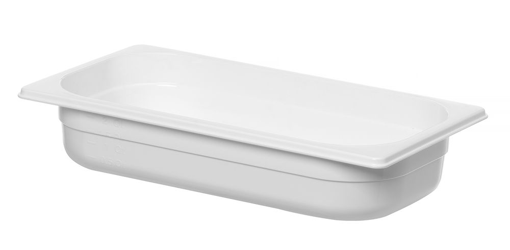Gastronorm spremnik 1/3, HENDI, GN 1/3, 2,5L, Bela, 325x176x(H)65mm