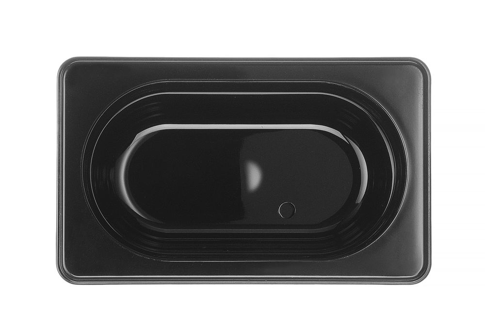 Gastronorm spremnik 1/9, HENDI, GN 1/9, 1L, Crna, 176x108x(H)100mm