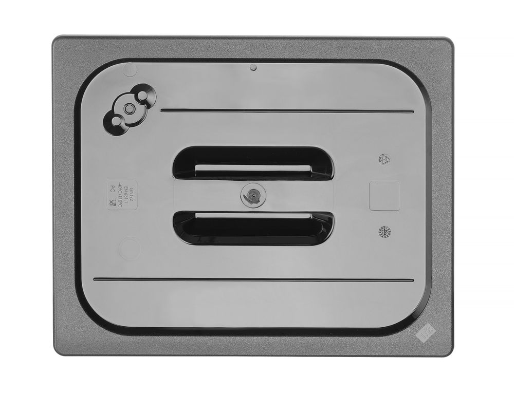 Gastronorm poklopac, HENDI, GN 1/2, Crna, 325x265mm