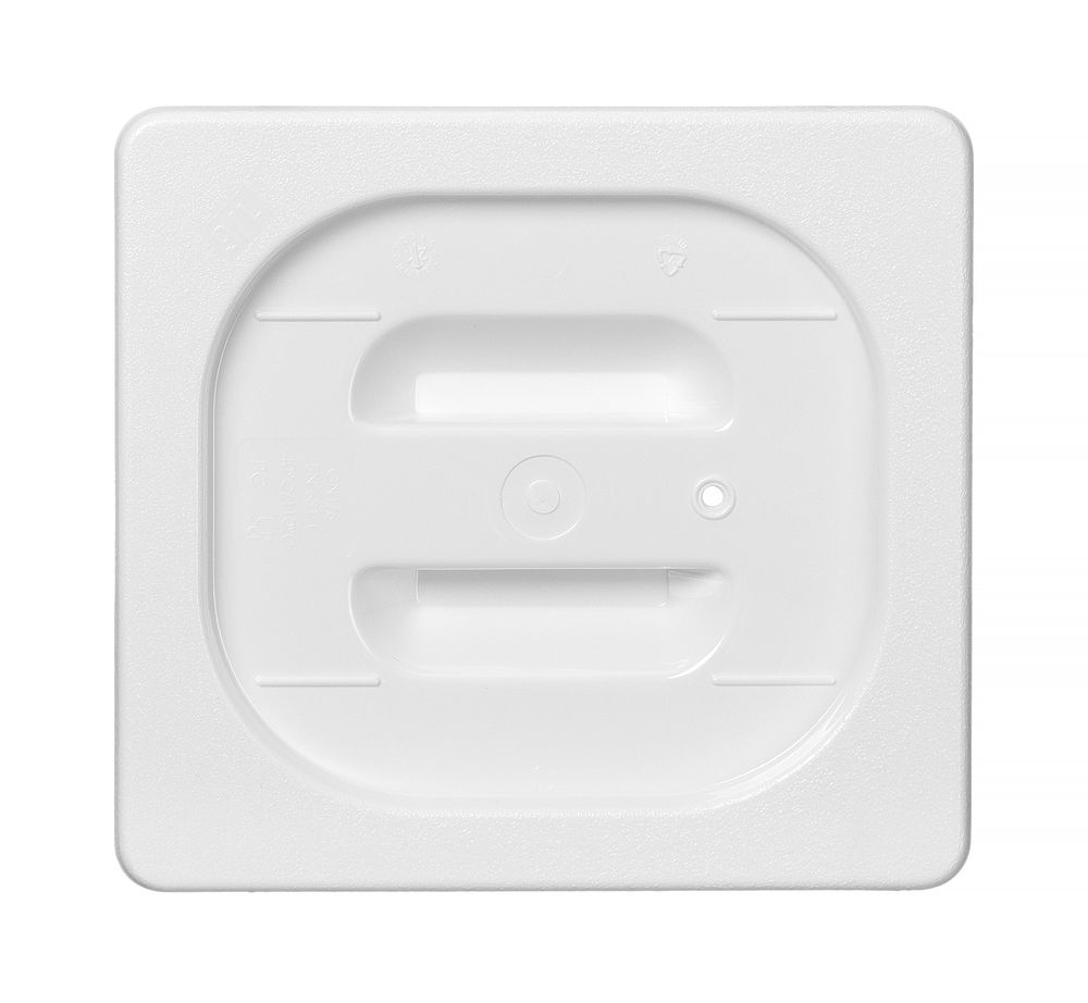 Gastronorm poklopac, HENDI, GN 1/6, Bela, 176x162mm