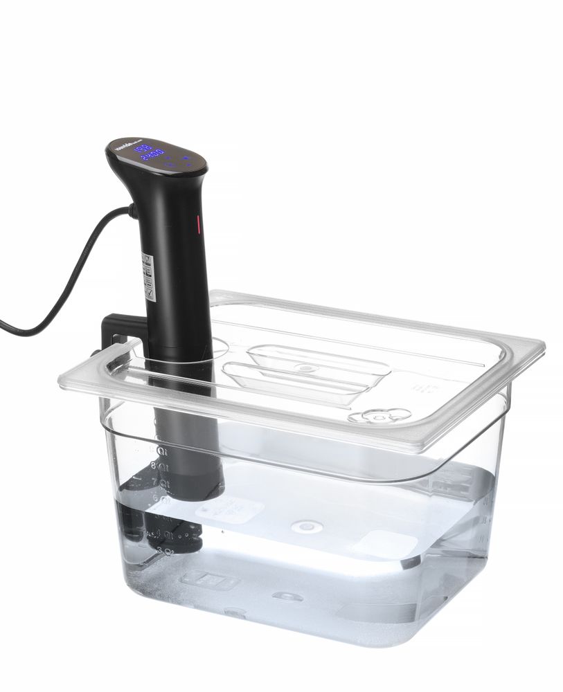 Gastronorm poklopac s otvorom za Sous-vide štap, HENDI, GN 1/2, Providno, 265x325mm