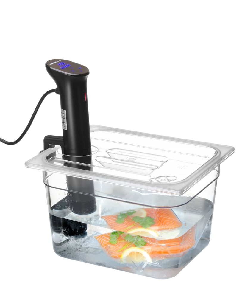 Gastronorm poklopac s otvorom za Sous-vide štap, HENDI, GN 1/2, Providno, 265x325mm