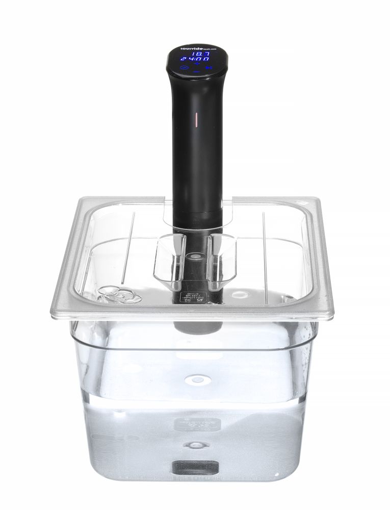 Gastronorm poklopac s otvorom za Sous-vide štap, HENDI, GN 1/2, Providno, 265x325mm