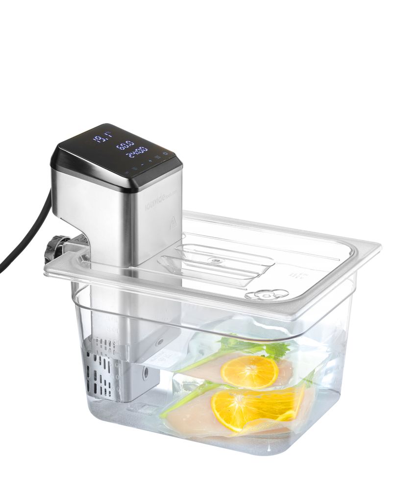 Gastronorm poklopac sa otvorom za Sous-vide štap, HENDI, GN 1/2, Providno, 265x325mm