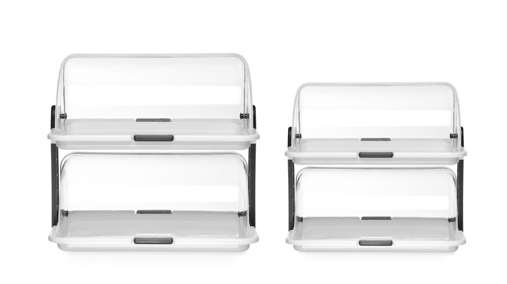 Roll top display - dvostruki, HENDI, 465x310x(H)410mm