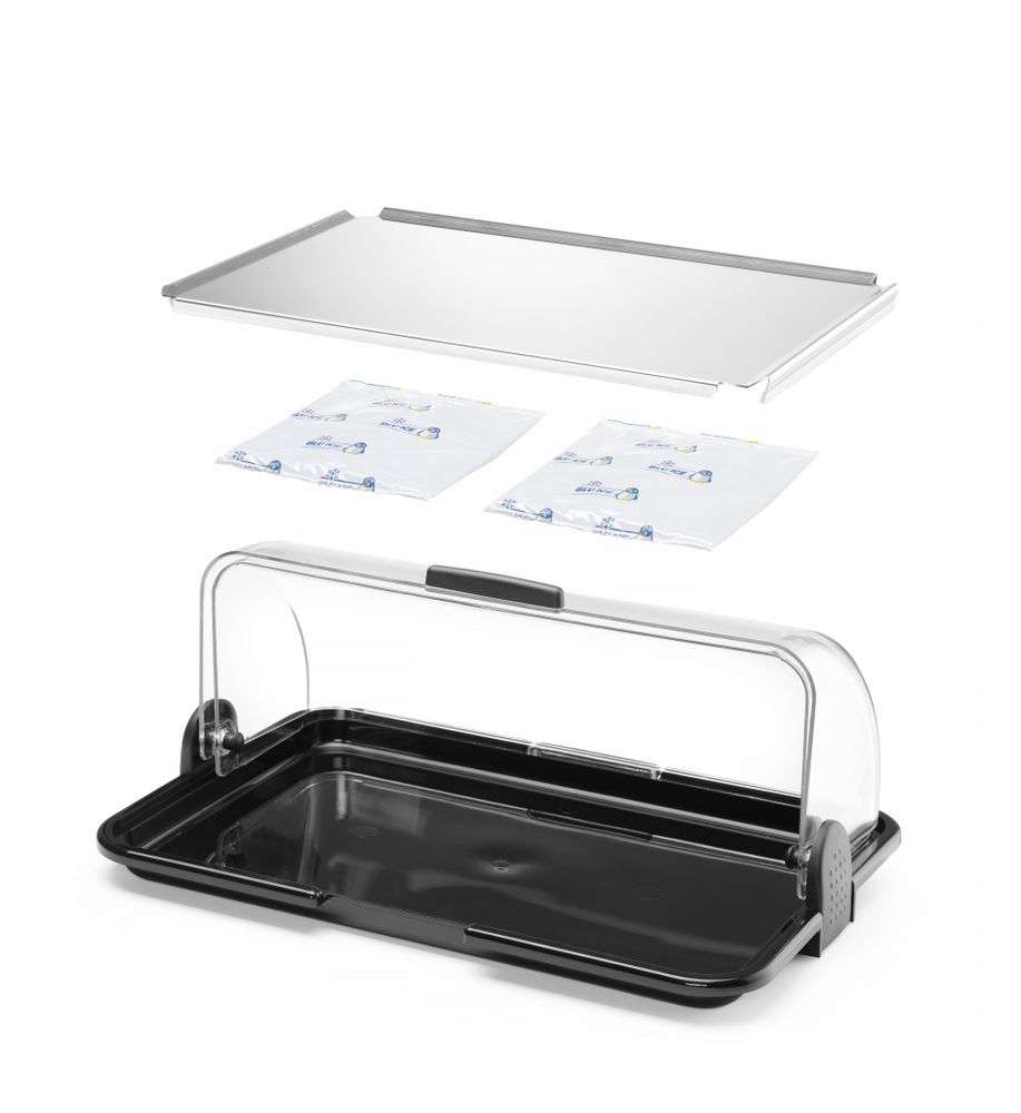 Roll Top vitrina, HENDI, 465x315x(H)195mm