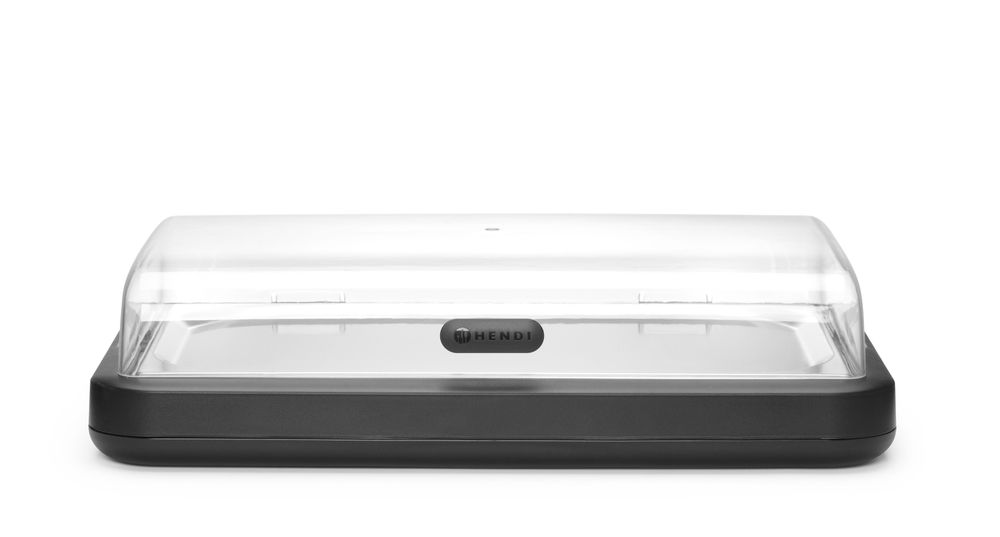 Rashladni display UNIQ, HENDI, designed by Robert Bronwasser, GN 1/1, Crna, 593x389x(H)147mm