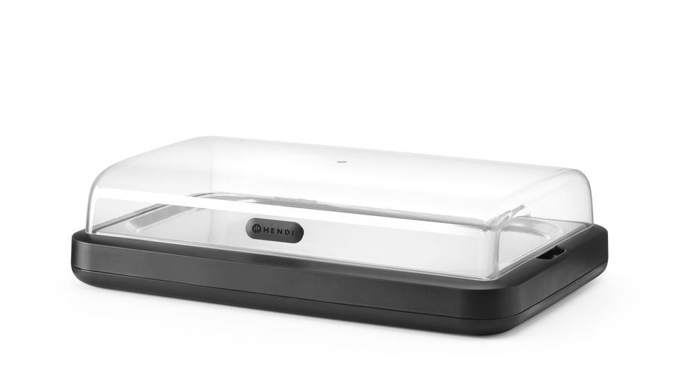 Rashladni display UNIQ, HENDI, designed by Robert Bronwasser, GN 1/1, Crna, 593x389x(H)147mm