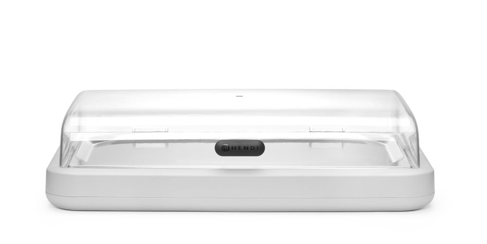 Rashladni display UNIQ, HENDI, designed by Robert Bronwasser, GN 1/1, Bela, 593x389x(H)147mm