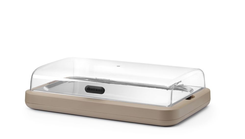 Rashladni display UNIQ, HENDI, designed by Robert Bronwasser, GN 1/1, Bež, 593x389x(H)147mm