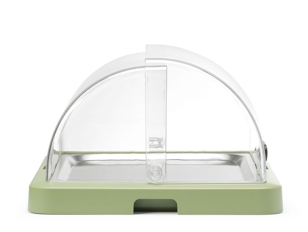 Jednostruka roll-top rashladna vitrina Duo UNIQ, HENDI, dizajnirao Robert Bronwasser, Zelena, 460x355x(H)220mm