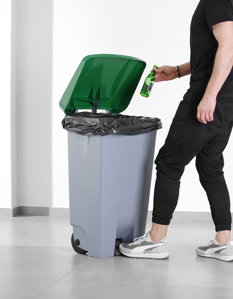 Poklopac za kontejner za smeće, HENDI, Zelena, 505x415mm