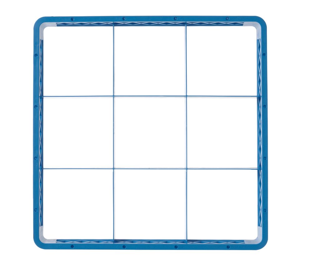 Dodatak korpi za mašinu za pranje sudova, HENDI, 9 pregrada 150x150 mm, 500x500x(H)45mm