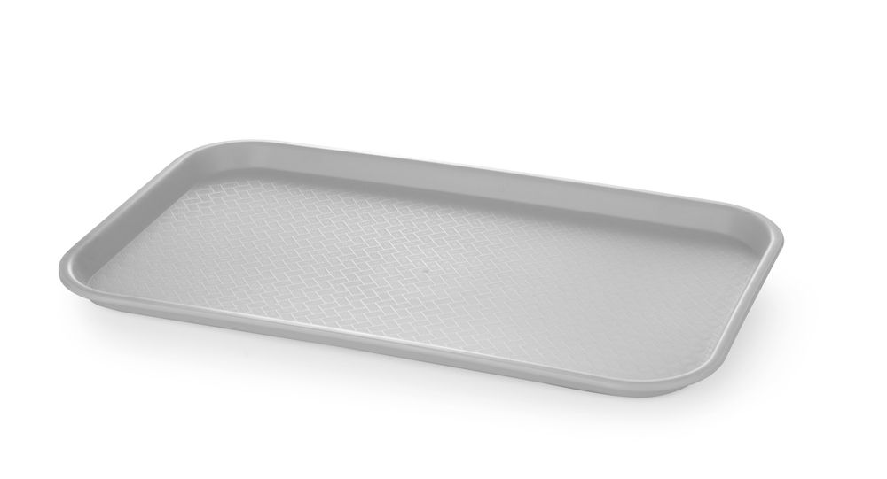 Polipropilenska tacna za fast food GN 1/1, AmerBox, GN 1/1, Svetlosiva, 530x325x(H)20mm