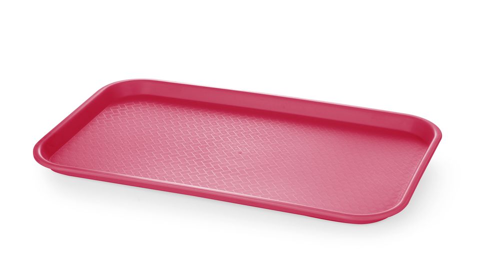 Polipropilenska tacna za fast food GN 1/1, AmerBox, GN 1/1, Crvena, 530x325x(H)20mm