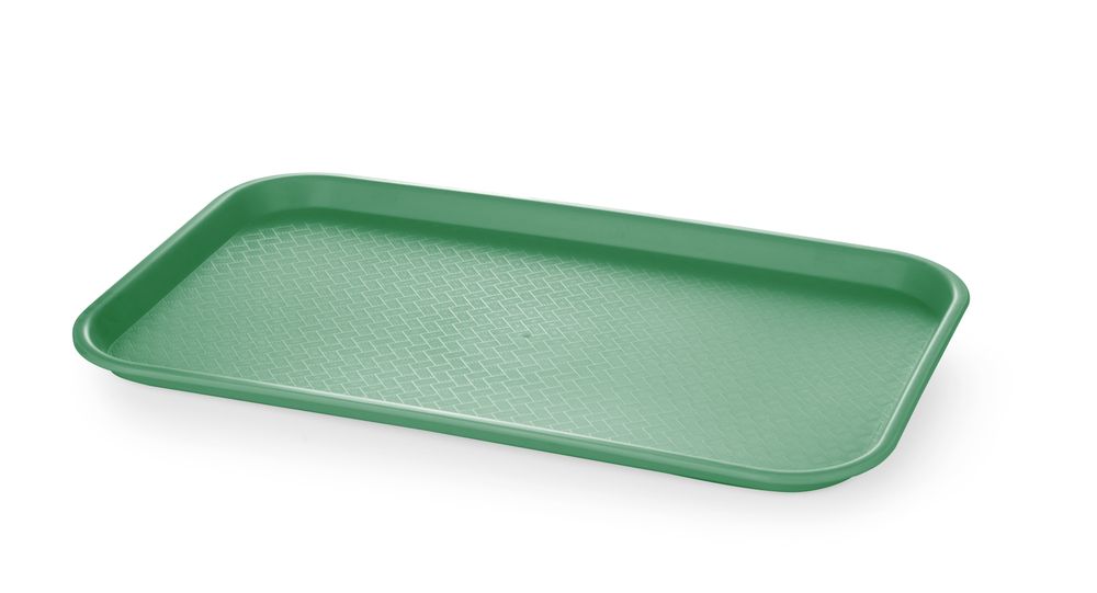Polipropilenska tacna za fast food GN 1/1, AmerBox, GN 1/1, Zelena, 530x325x(H)20mm