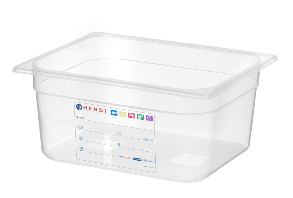 Gastronorm spremnik 1/2, HENDI, GN 1/2, 9,5L, Providno, 325x265x(H)150mm