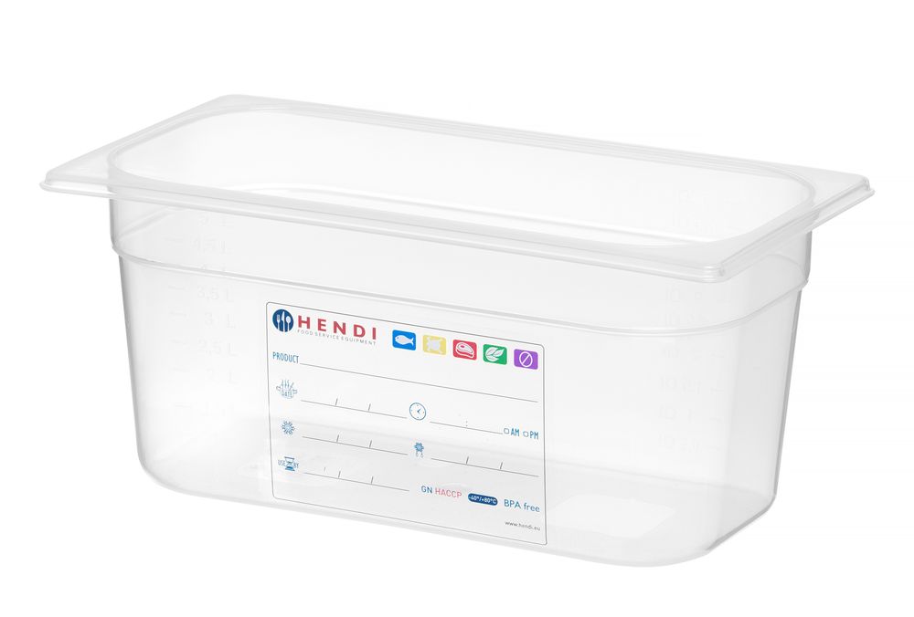 Gastronorm spremnik 1/3, HENDI, GN 1/3, 5,7L, Providno, 325x176x(H)150mm