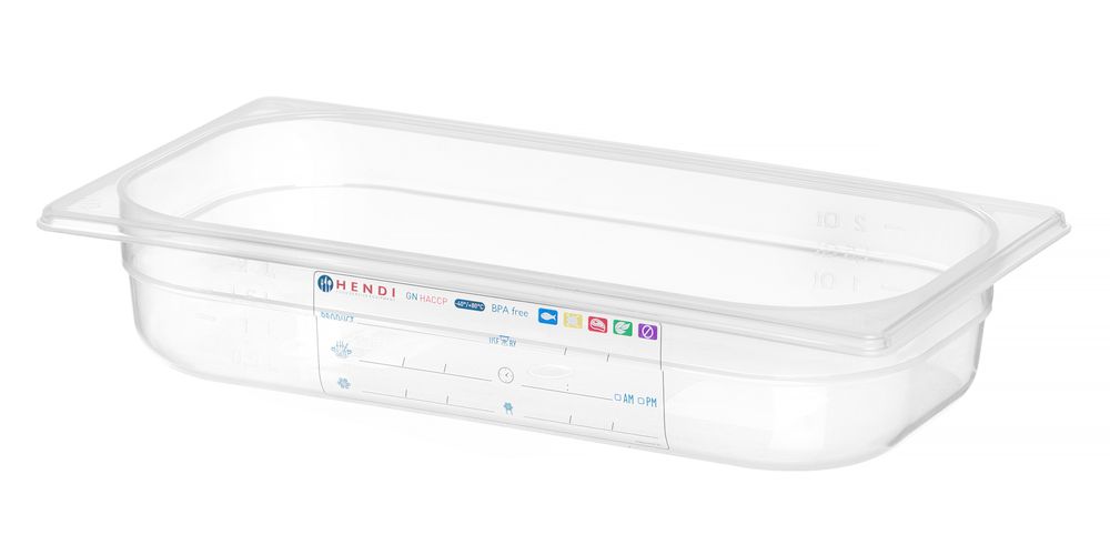 Gastronorm spremnik 1/3, HENDI, GN 1/3, 2,5L, Providno, 325x176x(H)65mm