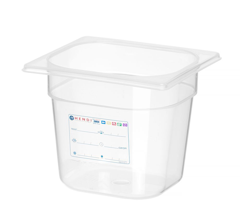 Gastronorm spremnik 1/6, HENDI, GN 1/6, 2,4L, Providno, 176x162x(H)150mm