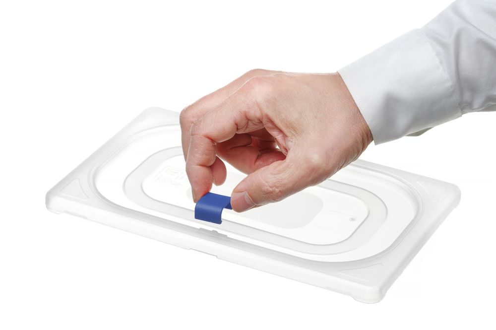 Kopča-zatvarači za HACCP spremnike za skladištenje, HENDI, Plava, 12 kom