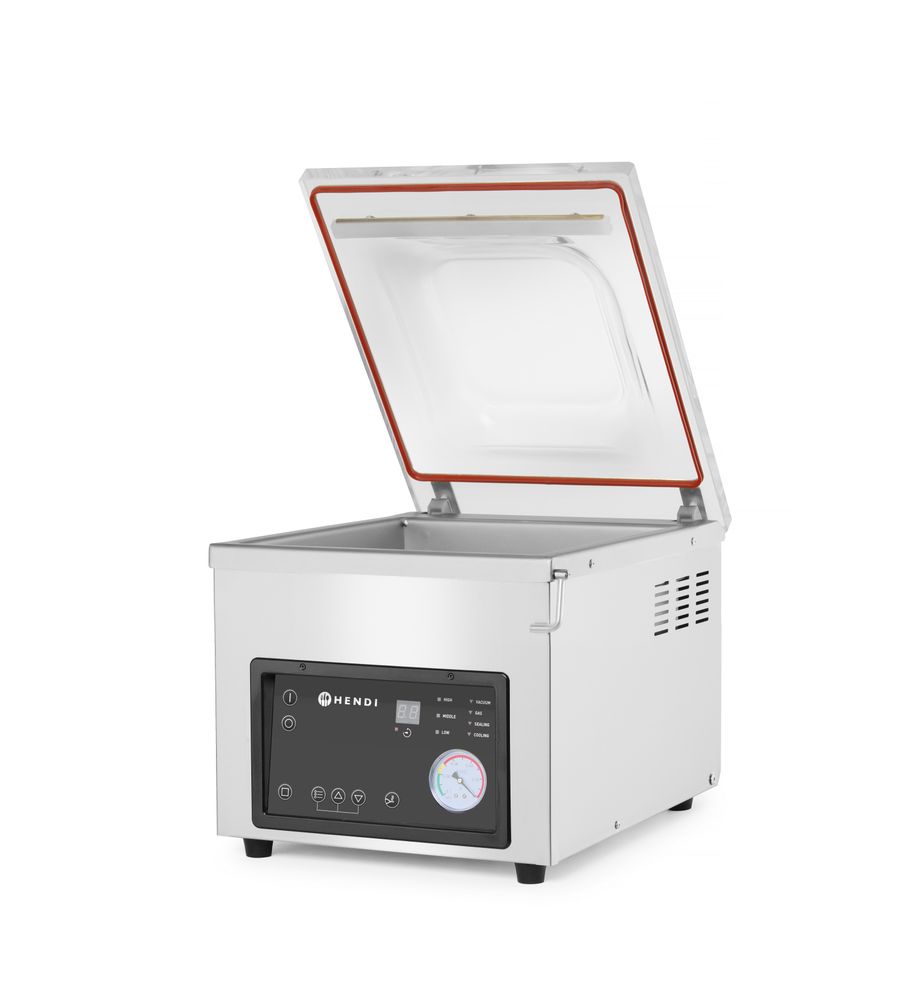 Vakumirka sa komorom, HENDI, Profi Line, Traka za zavarivanje 260 mm, 230V/370W, 330x480x(H)360mm