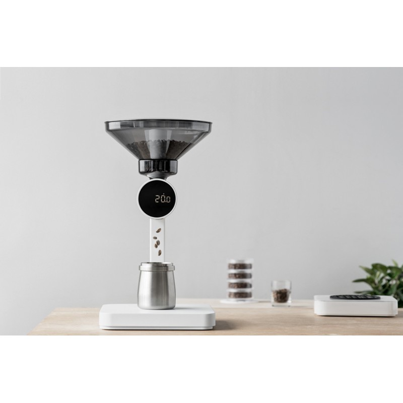 Acaia Orion Bean Doser - Precision Dispensing - White