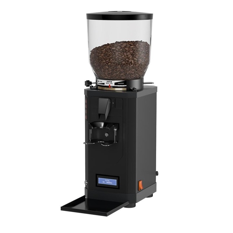 Anfim Scody 2 Coffee Grinder - Compact & Efficient - Hardened Steel - Black - 220 V