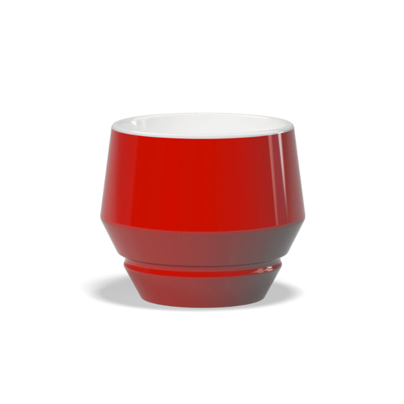 Clubhouse Maniko 210cc Cappuccino Cup - Latte Art Official - Red