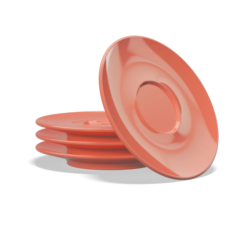 Clubhouse Maniko 210cc Cappuccino Cup - Latte Art Official - Salmon Pink