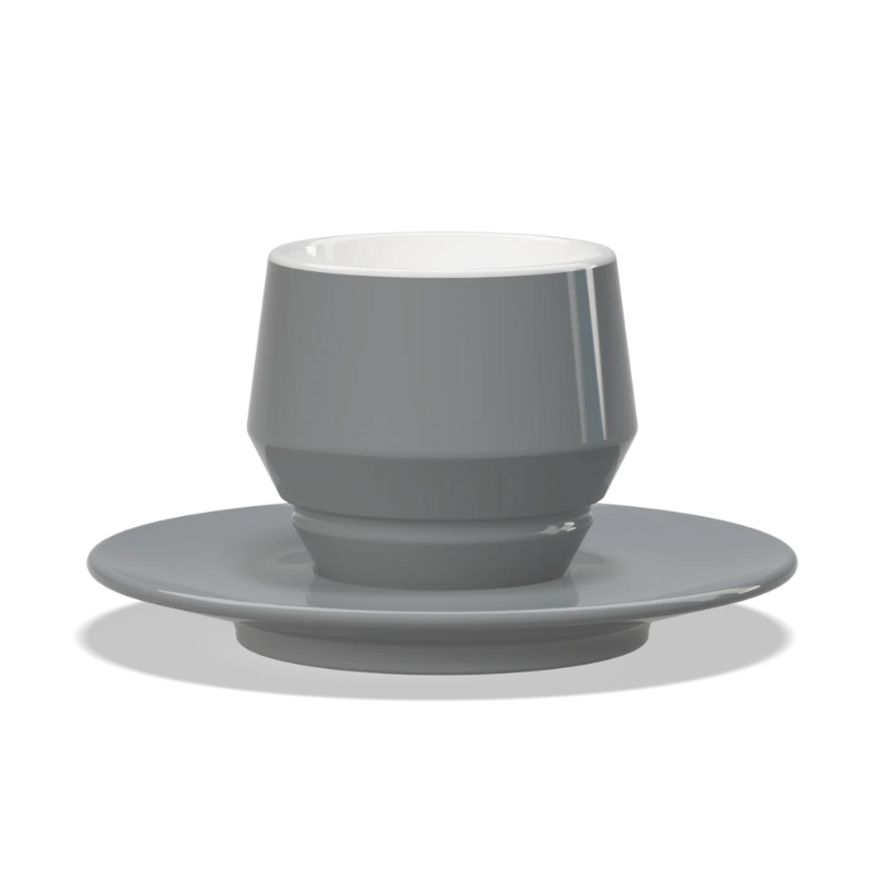 Clubhouse Maniko 210cc Cappuccino Cup - Latte Art Official - Nickel