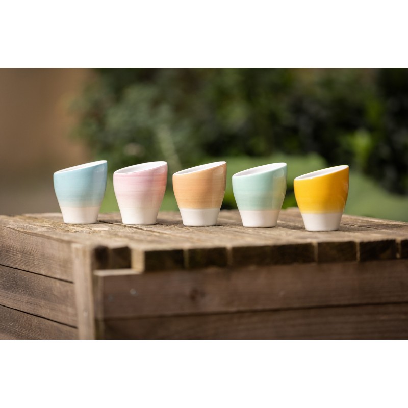 Clubhouse Volcano Espresso Cups 70cc - Porcelain Set of 2 - Acquamarina
