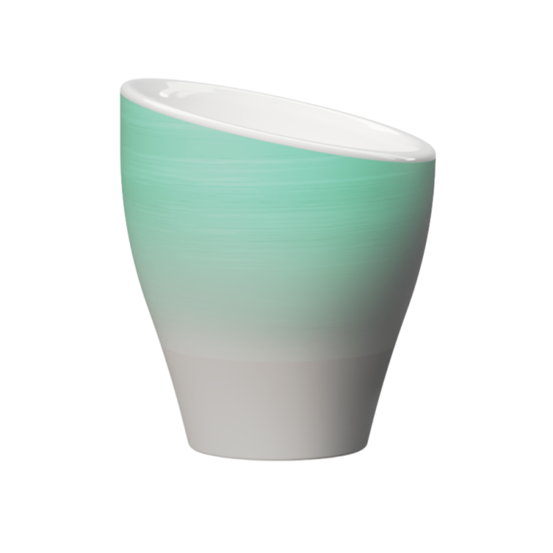 Clubhouse Volcano Espresso Cups 70cc - Porcelain Set of 2 - Acquamarina
