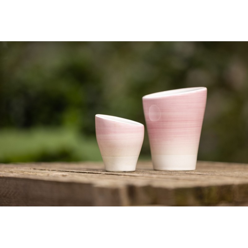 Clubhouse Volcano Espresso Cups 70cc - Porcelain Set of 2 - Pink