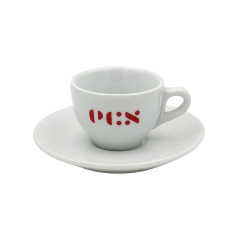 ECS Espresso Cup with Saucer - Set of 6
