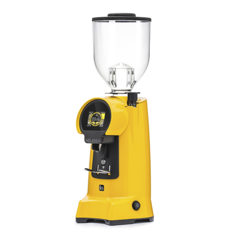 Eureka Helios 65 Coffee Grinder - Precision Grind - Red Speed - Yellow - 220 V